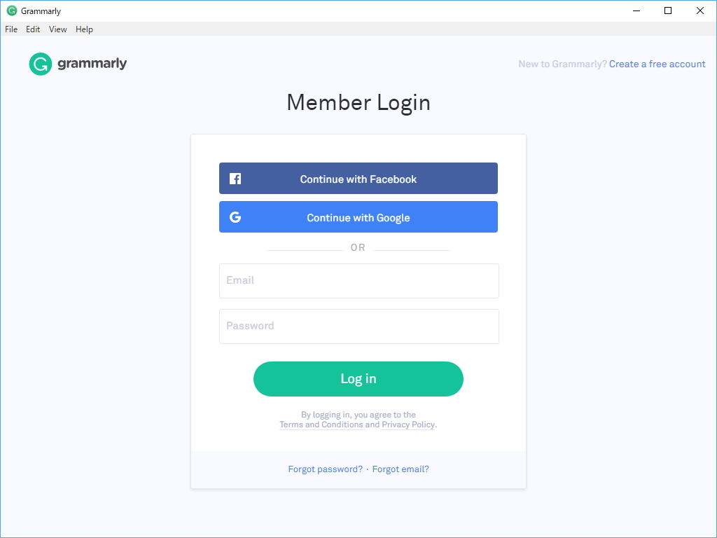 アカウントの作成画面。無償プランでも初歩的なミスを防止するには十分