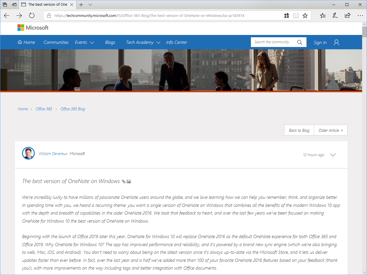 同社の公式ブログ