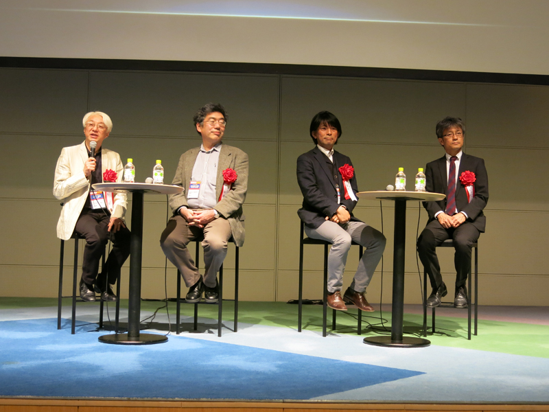 左から手塚眞氏、松原仁氏、栗原聡氏、山川宏氏