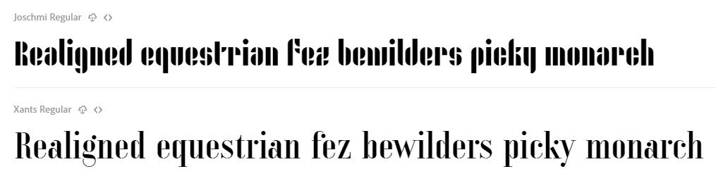 バウハウス・デッサウのデザイナーの名を冠した「Joschmi」と「Xants」