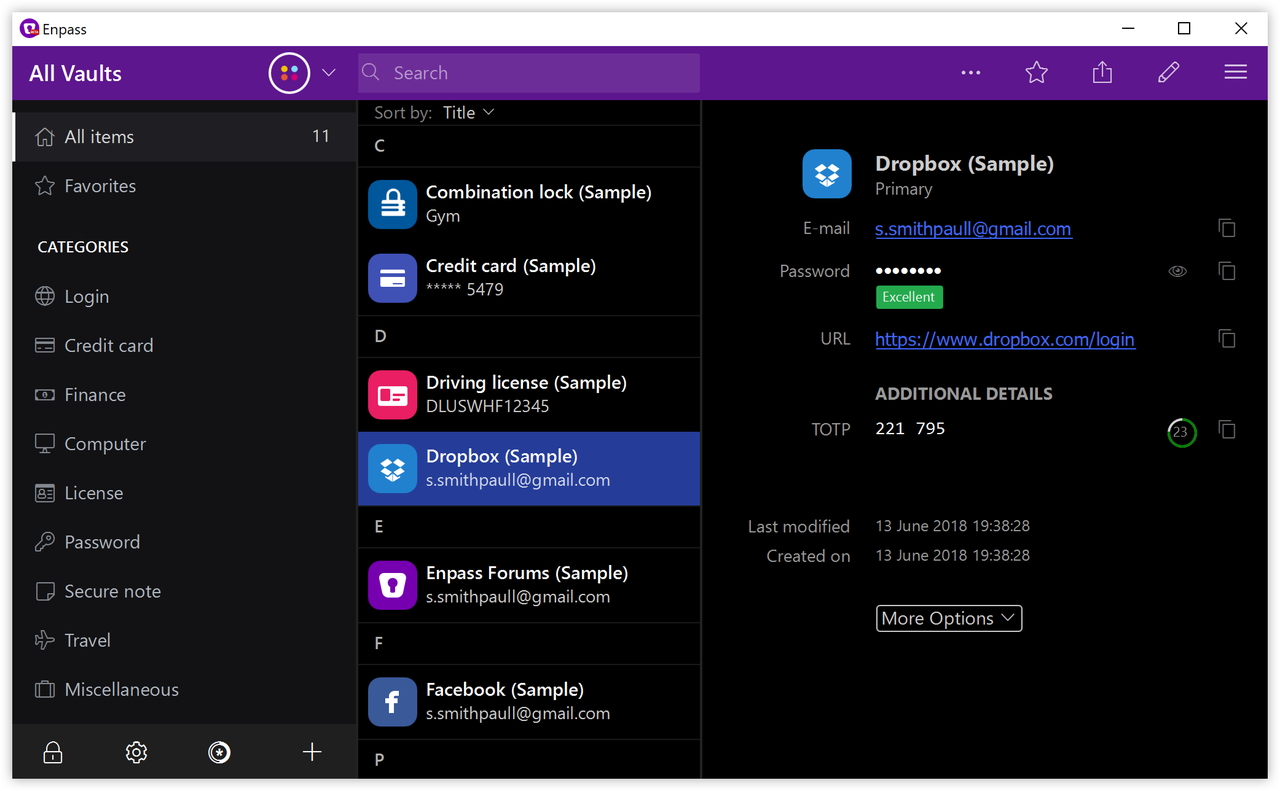 「Enpass 6 Beta for Windows」