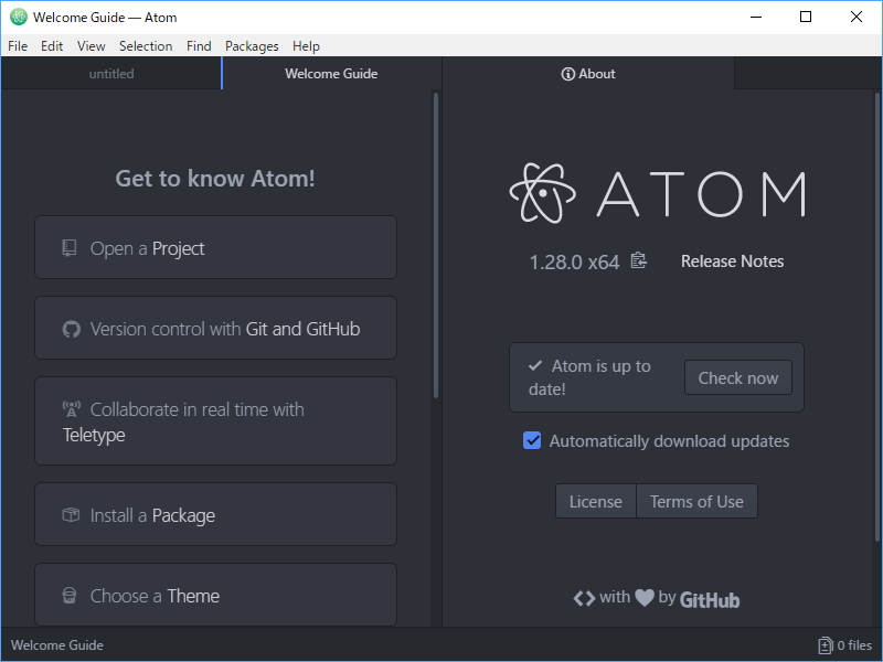 「Atom」v1.28.0