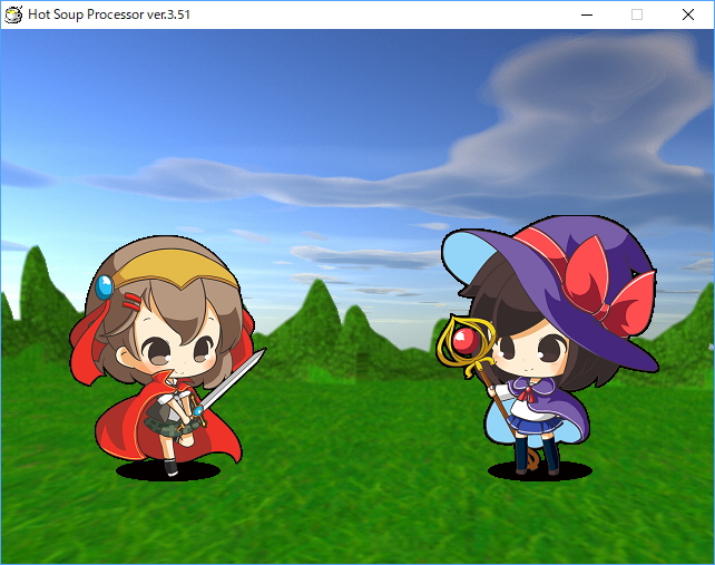 新作2D素材を同梱。「HSP3」プログラミング以外の用途でも利用できる