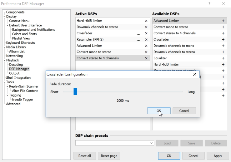 設定ページの再設計やDSPマネージャーの改善も