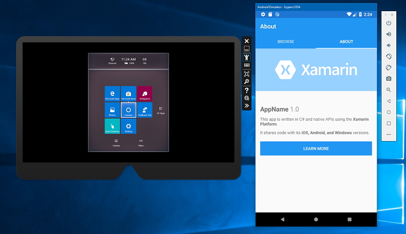 「Hyper-V」互換の「Android Emulator」が導入