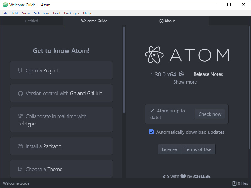 「Atom」v1.30