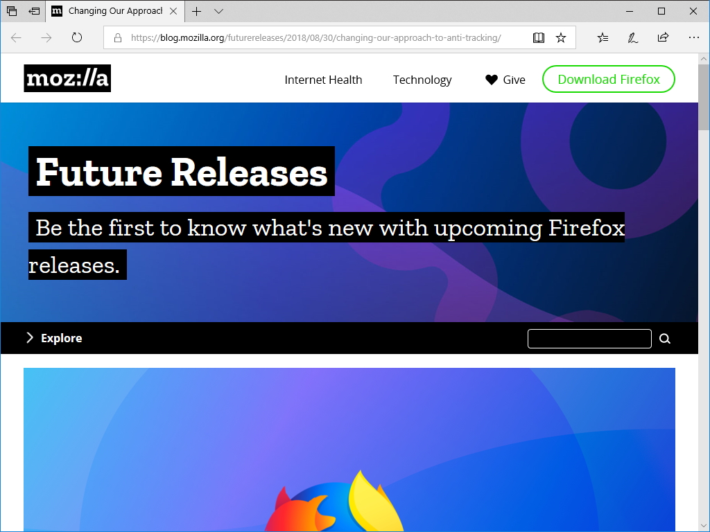 公式ブログ“Future Releases”