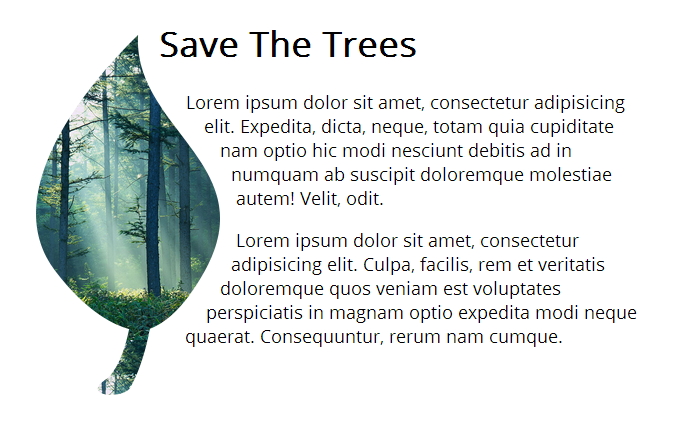 “CSS Shapes”を活用したデザインの例（“Mozilla Hacks”より引用）