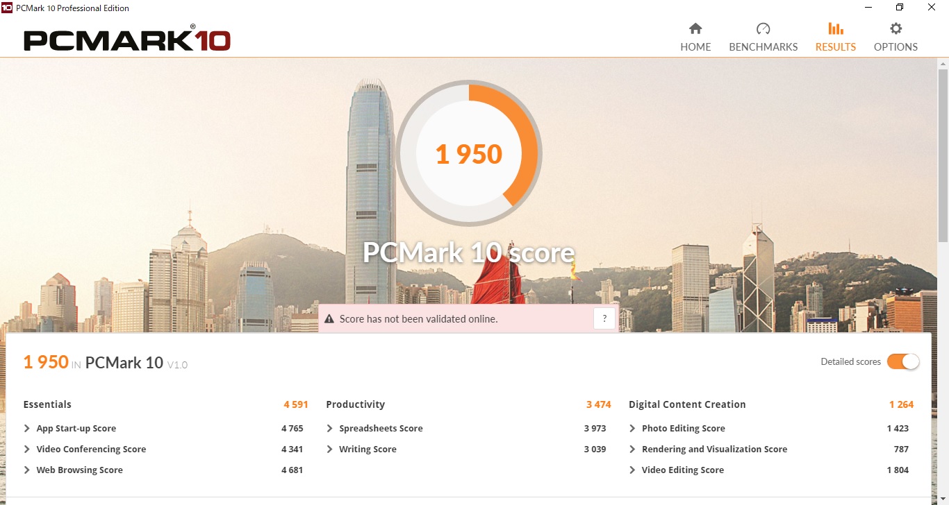 PCMark 10のスコア