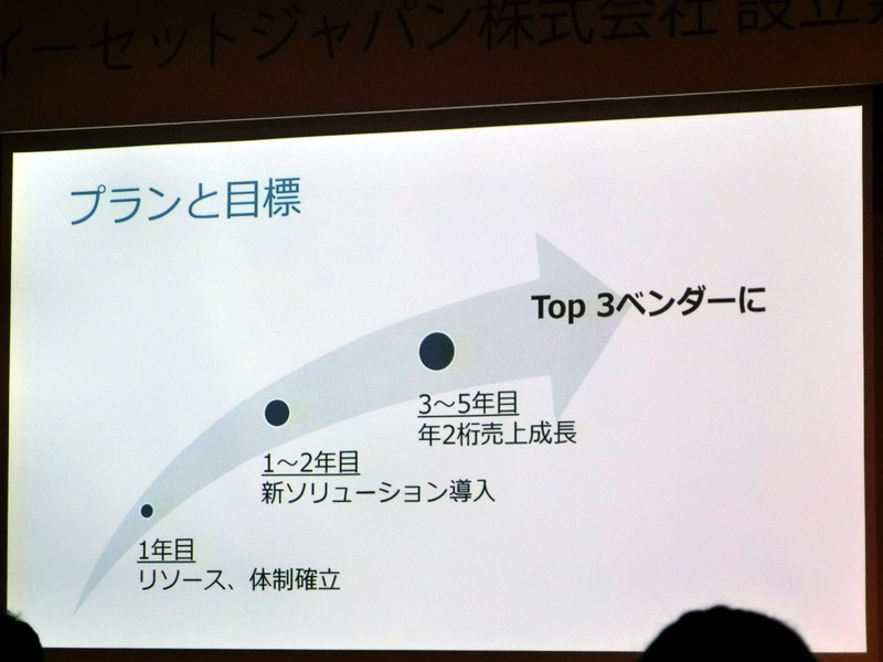 国内シェア3位のベンダーとなることを目指す