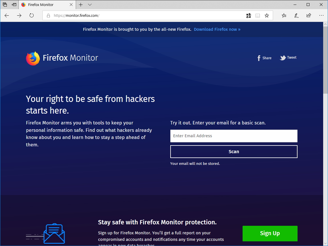 “Firefox Monitor”