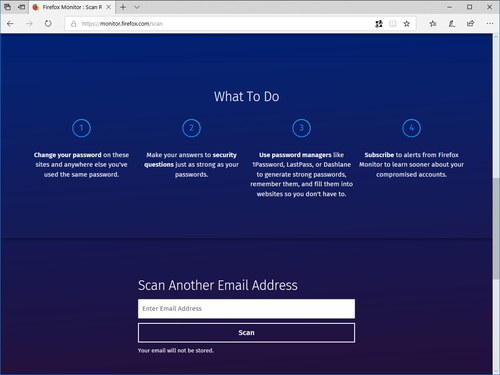 Mozilla 情報漏洩の被害に遭ってないかをチェックする Firefox Monitor をリリース 窓の杜