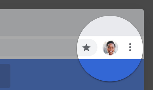 「Google Chrome 69」のログインステータスボタン