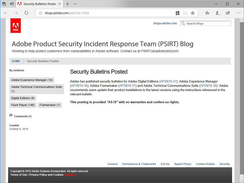 同社のセキュリティチームの公式ブログ