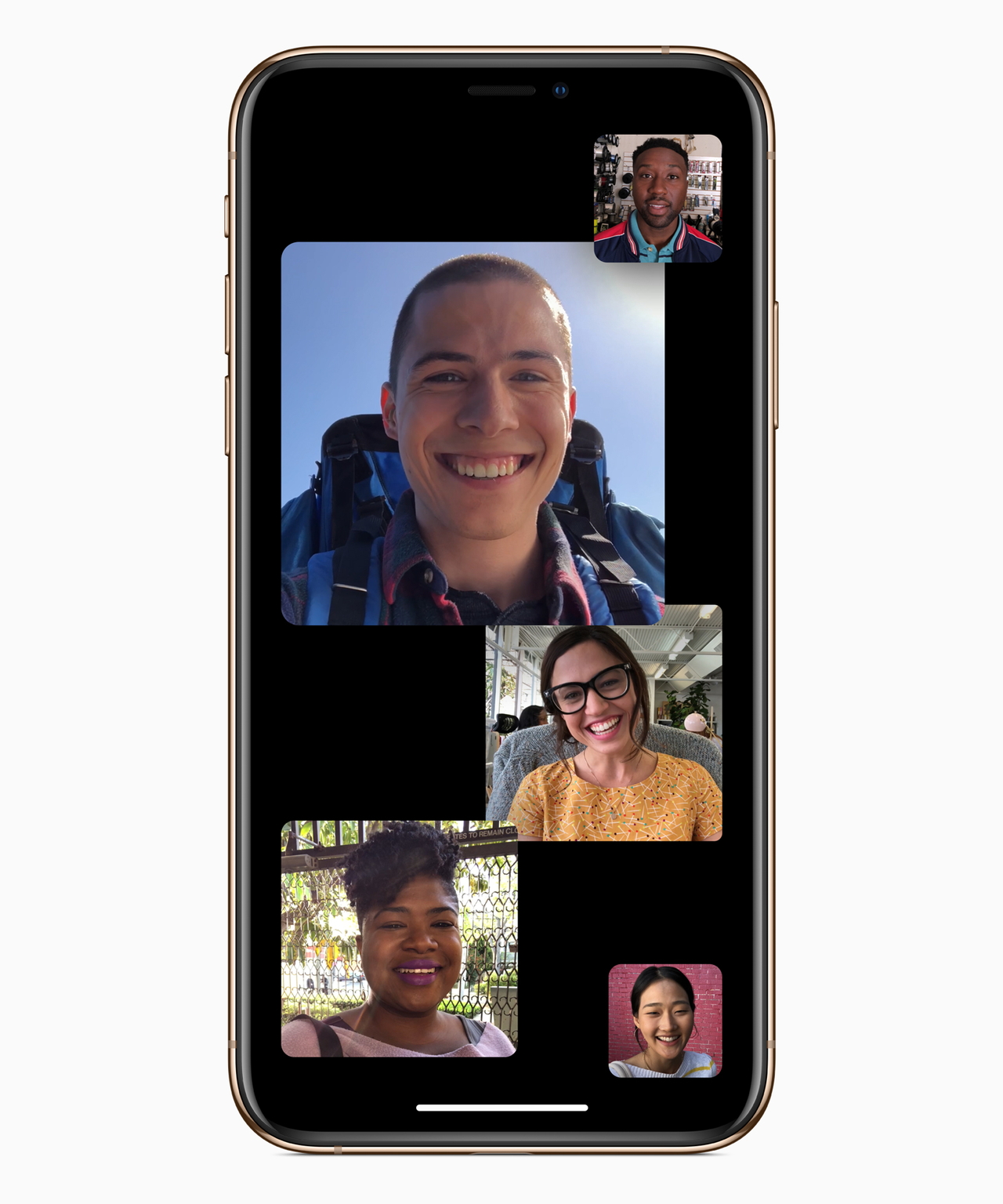 32人まで参加できるグループ“FaceTime”