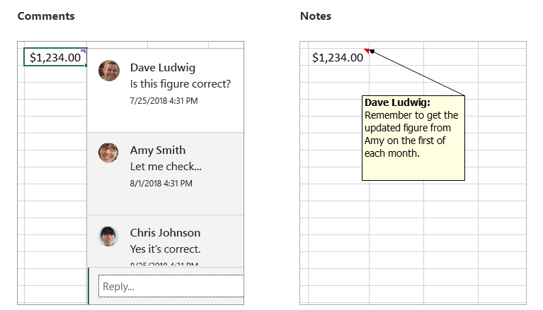 チームコラボレーション向けの機能として、返信ボックスを備えたチャットスタイルのコメントが新たに導入