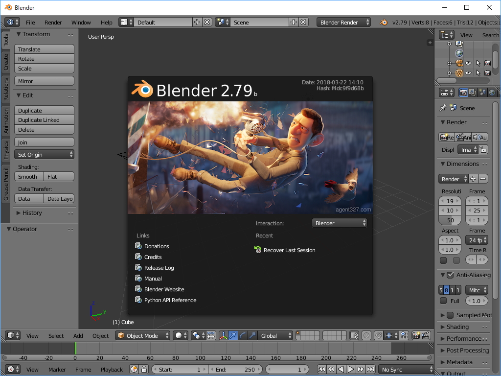 ストア版の「Blender」