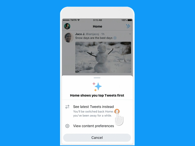 iOS版「Twitter」アプリのタイムラインに“新着ツイート”と“重要なツイート”を切り替えるボタンが導入