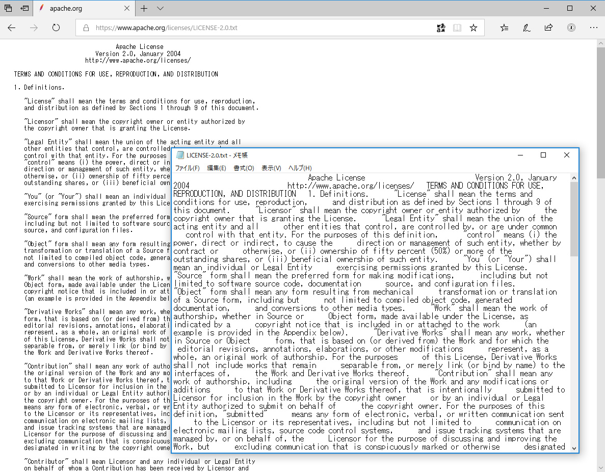 「April 2018 Update」の「メモ帳」では“LF”改行コードが認識されない