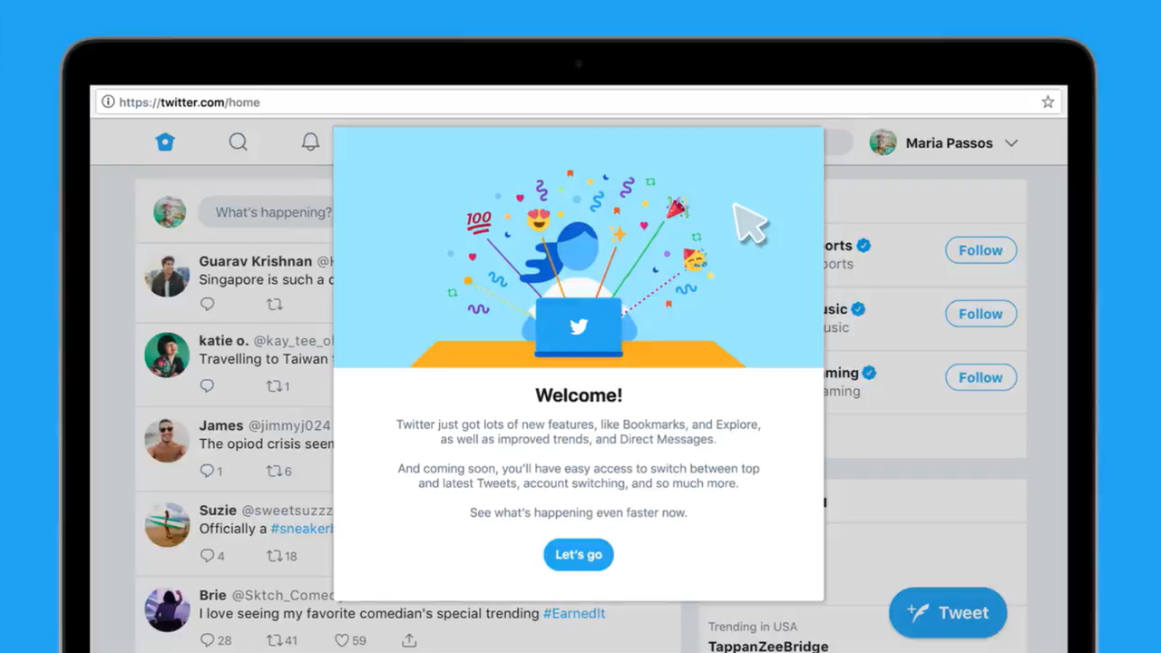 Twitter、新しい“twitter.com”を発表