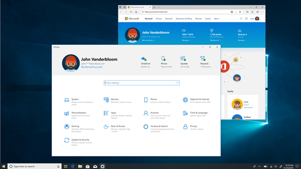 「設定」アプリも大きく様変わり