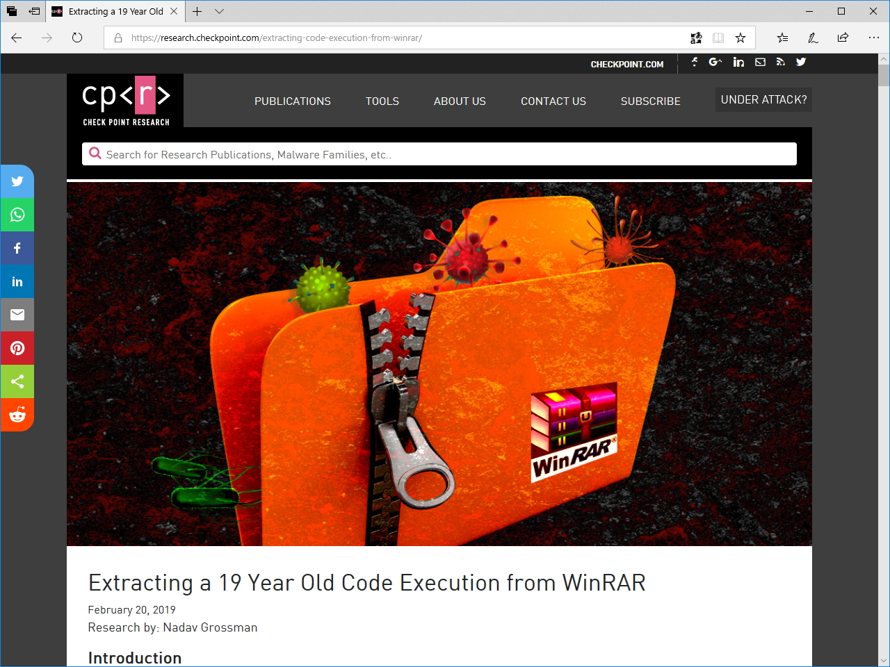 Check Point Software Technologies社の発表