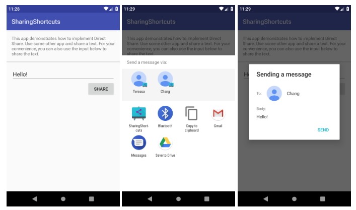 “Sharing Shortcuts”