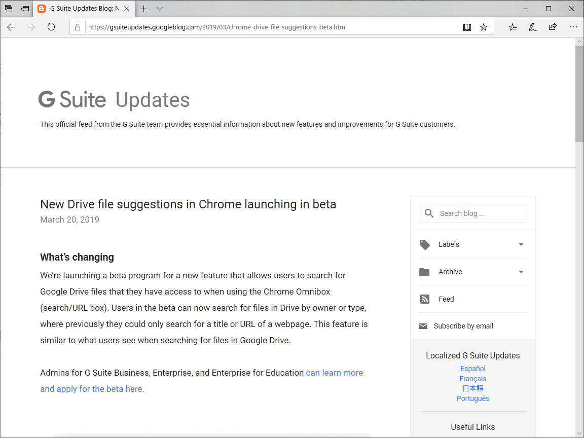 Google、「Chrome」のオムニバーで“Google ドキュメント”を検索する機能をテスト