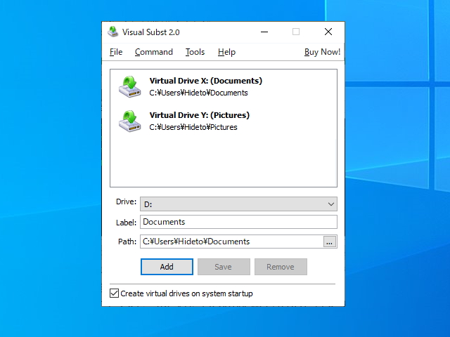 「Visual Subst」v2.0