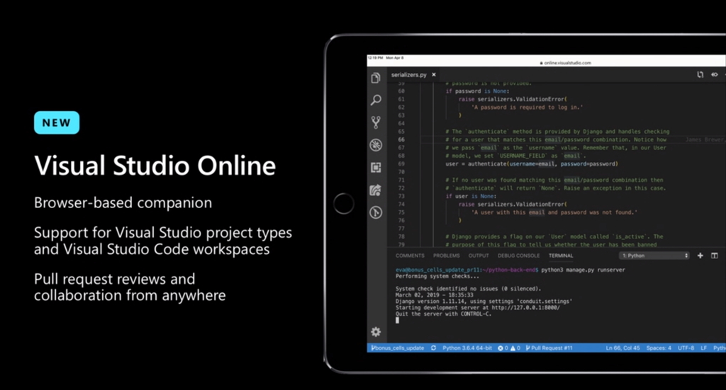 Microsoft、「Visual Studio Online」を発表