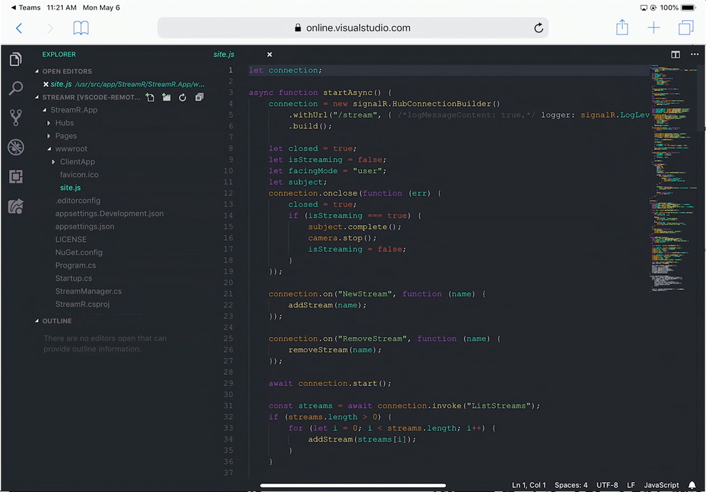 iPadでコーディングを行うことも可能