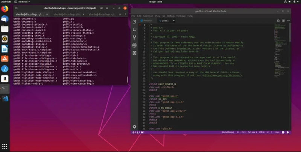 「Ubuntu 19.04」（Disco Dingo）