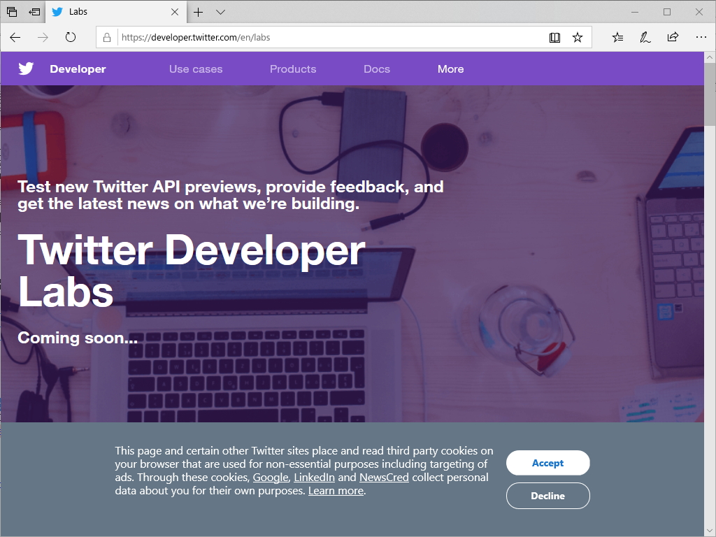 “Twitter Developer Labs”