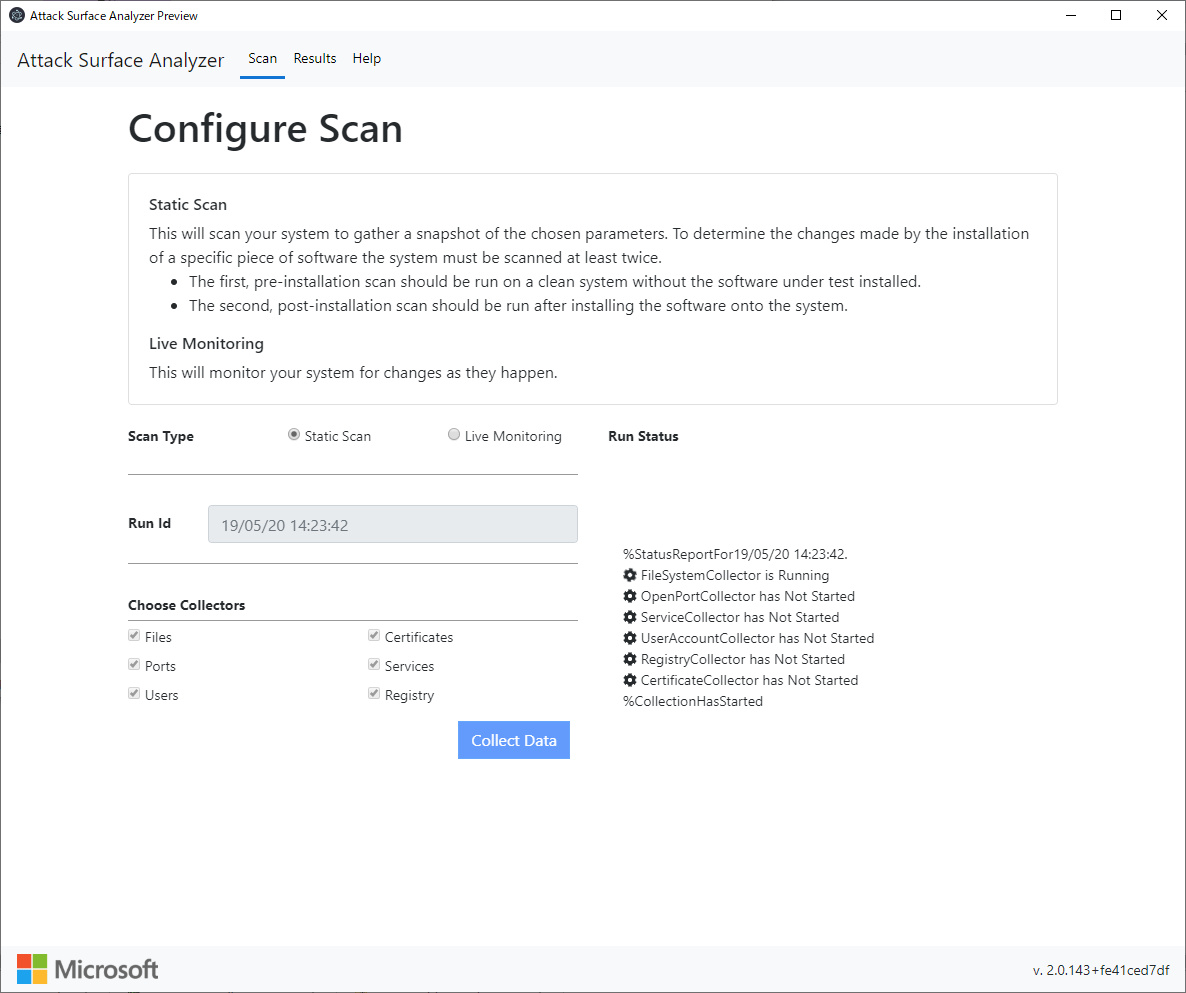 「Attack Surface Analyzer 2.0」