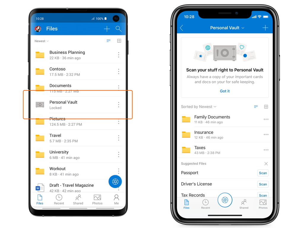 Microsoft、オンラインストレージ“OneDrive”の新機能“Personal Vault”を発表