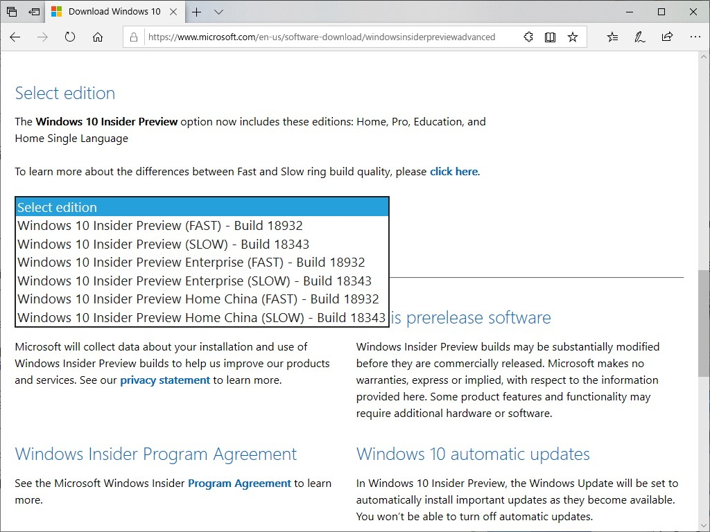 Microsoft、「Windows 10 20H1」Build 18932のISOイメージファイルを公開