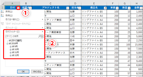 Excel オートフィルターの条件設定が面倒 エクセルでよく使う抽出条件を登録してすばやくデータを抽出するテク いまさら聞けないexcelの使い方講座 窓の杜