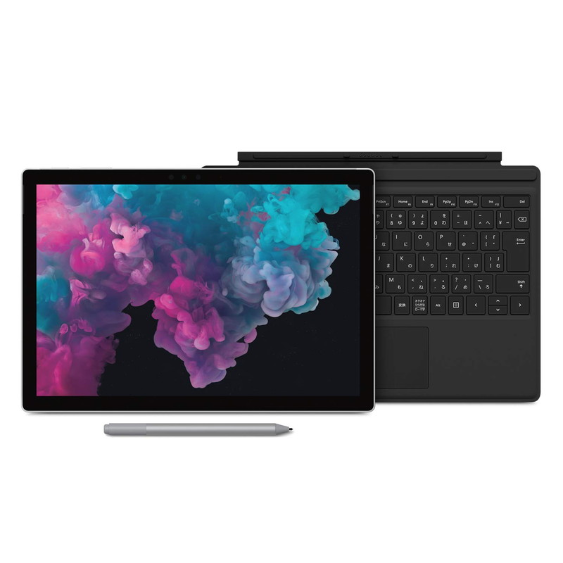 【Microsoft ストア限定】3点セット：Surface Pro 6 (プラチナ) + 専用 タイプ カバー (ブラック) + 専用 ペン (プラチナ) - M4R-00004 (i5 / 128GB / 8GB)