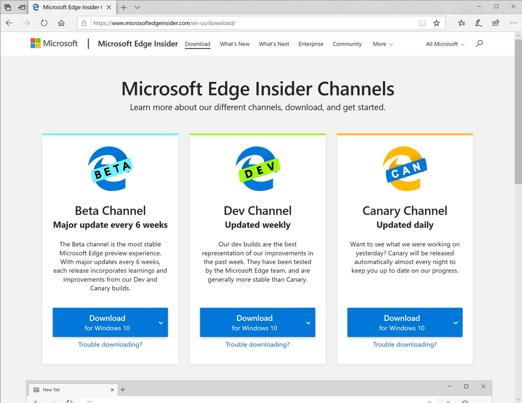 次期「Microsoft Edge」のベータ版がWindows/Macで利用可能に