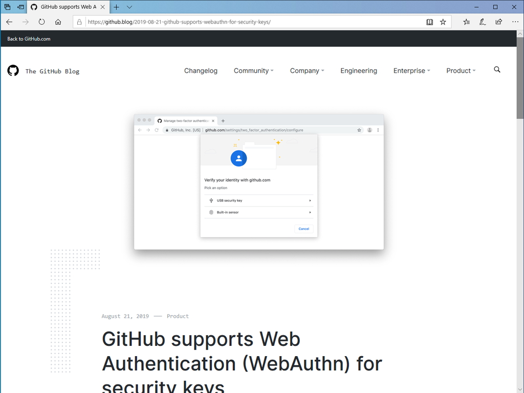 公式ブログ“The GitHub Blog”