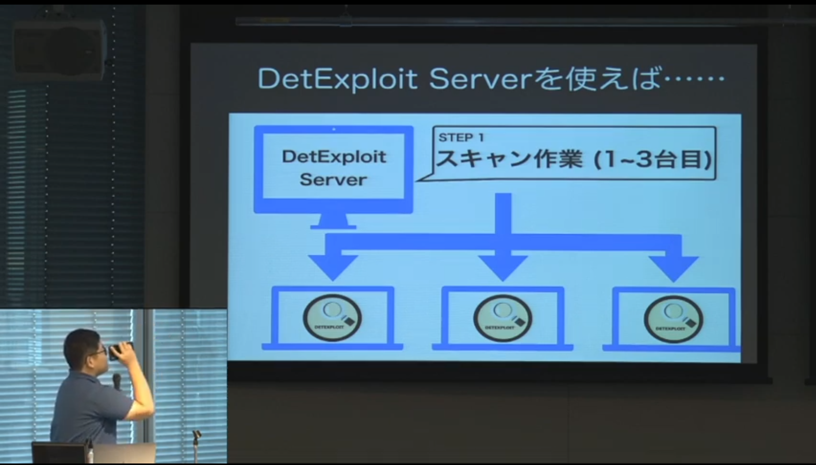 サーバー・クライアントで複数の端末をまとめてスキャン
