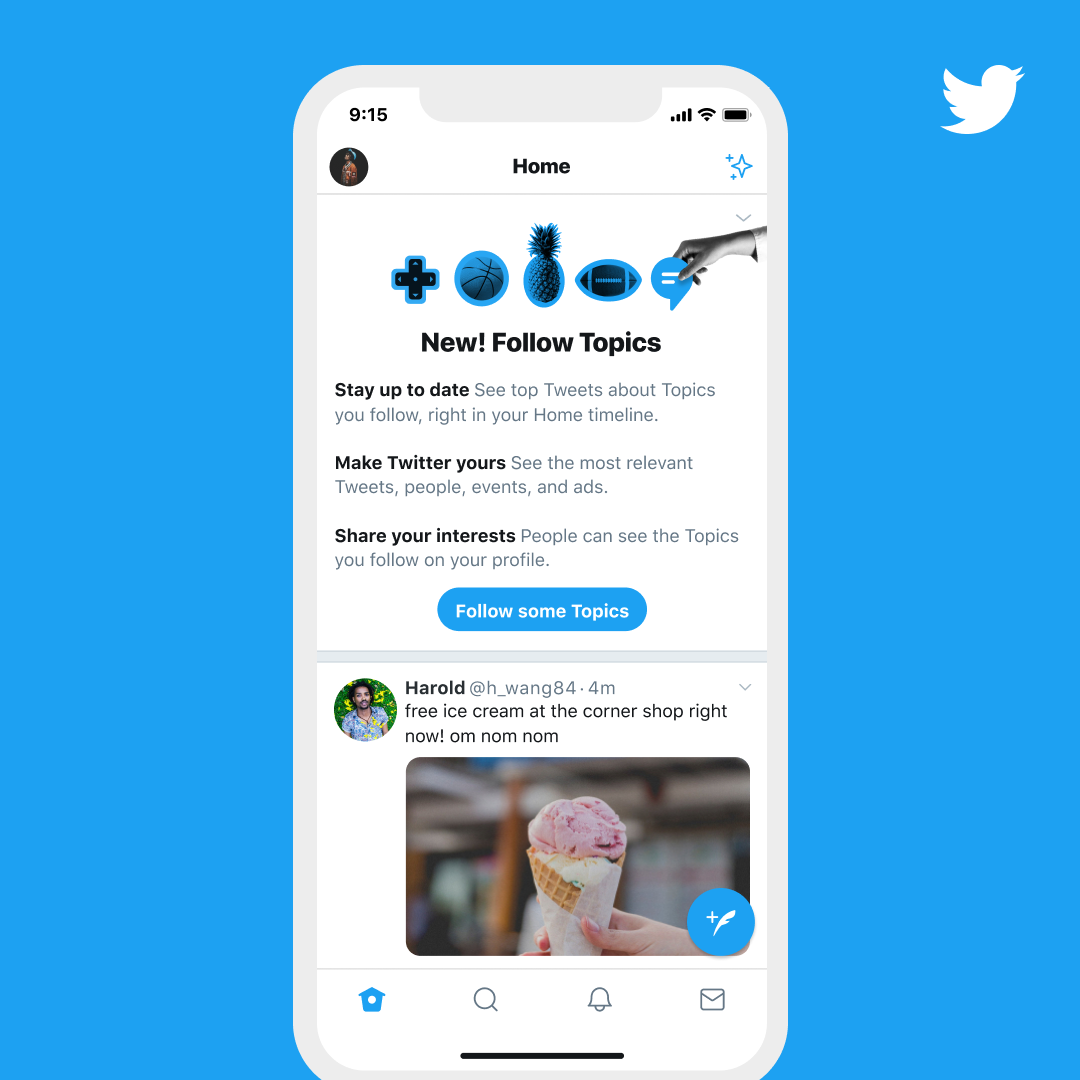 Twitterの公式ブログ