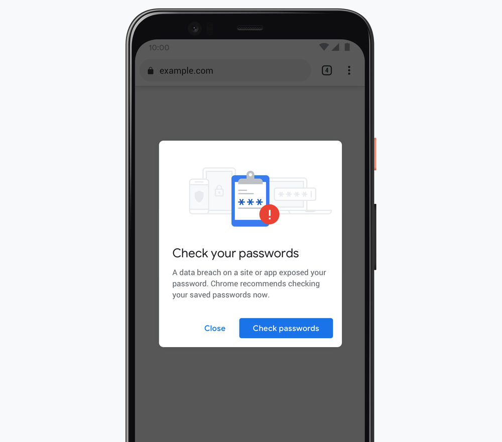 過去第三者に漏洩したログイン情報をWebサイトへ入力した際に警告を表示