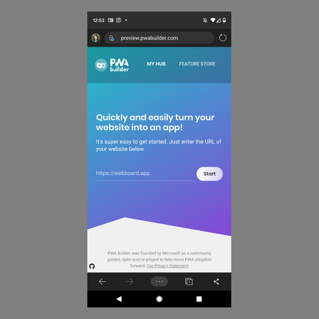 モバイル端末やタブレットでも快適に利用できるようになった「PWABuilder」