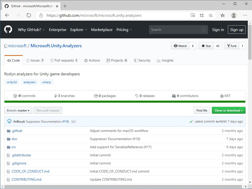 Microsoft、「Visual Studio」の「Unity」解析ツールをオープンソースに