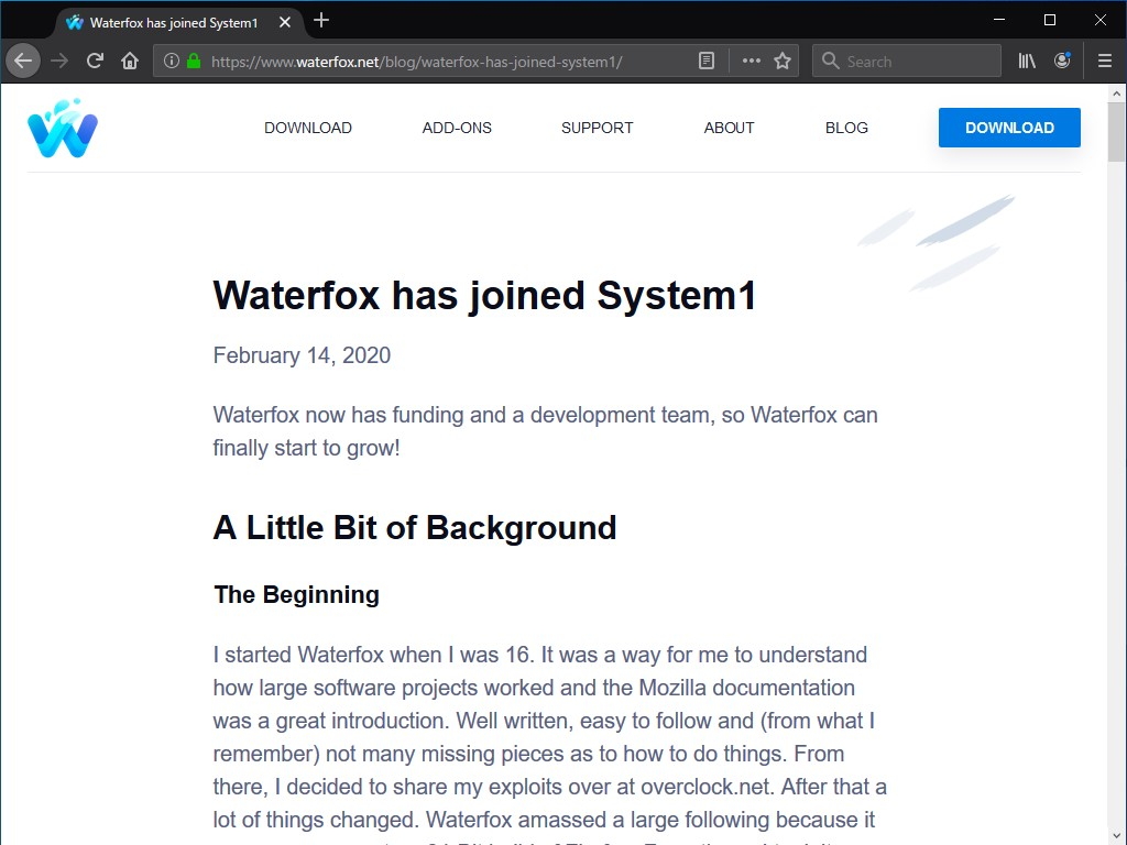 「Waterfox」