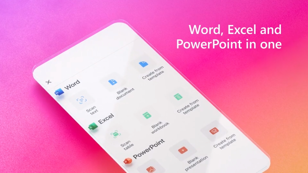 Microsoft、iOS/Android版「Microsoft Office」アプリを正式リリース