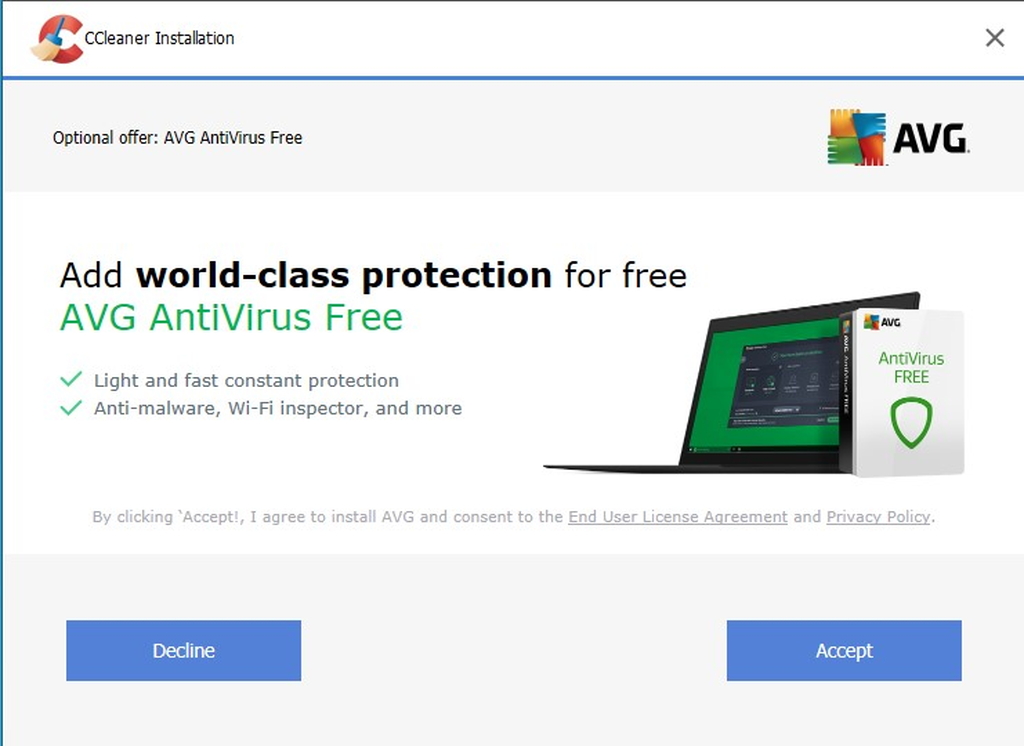 Avast製品のオファーを行うインストールプロセスも見直される