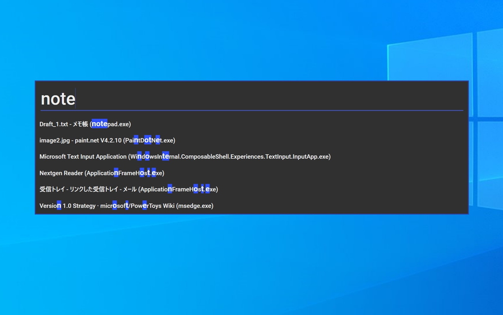 検索ベースのタスク切り替えを行う［Alt］＋［Tab］キー代替ツール