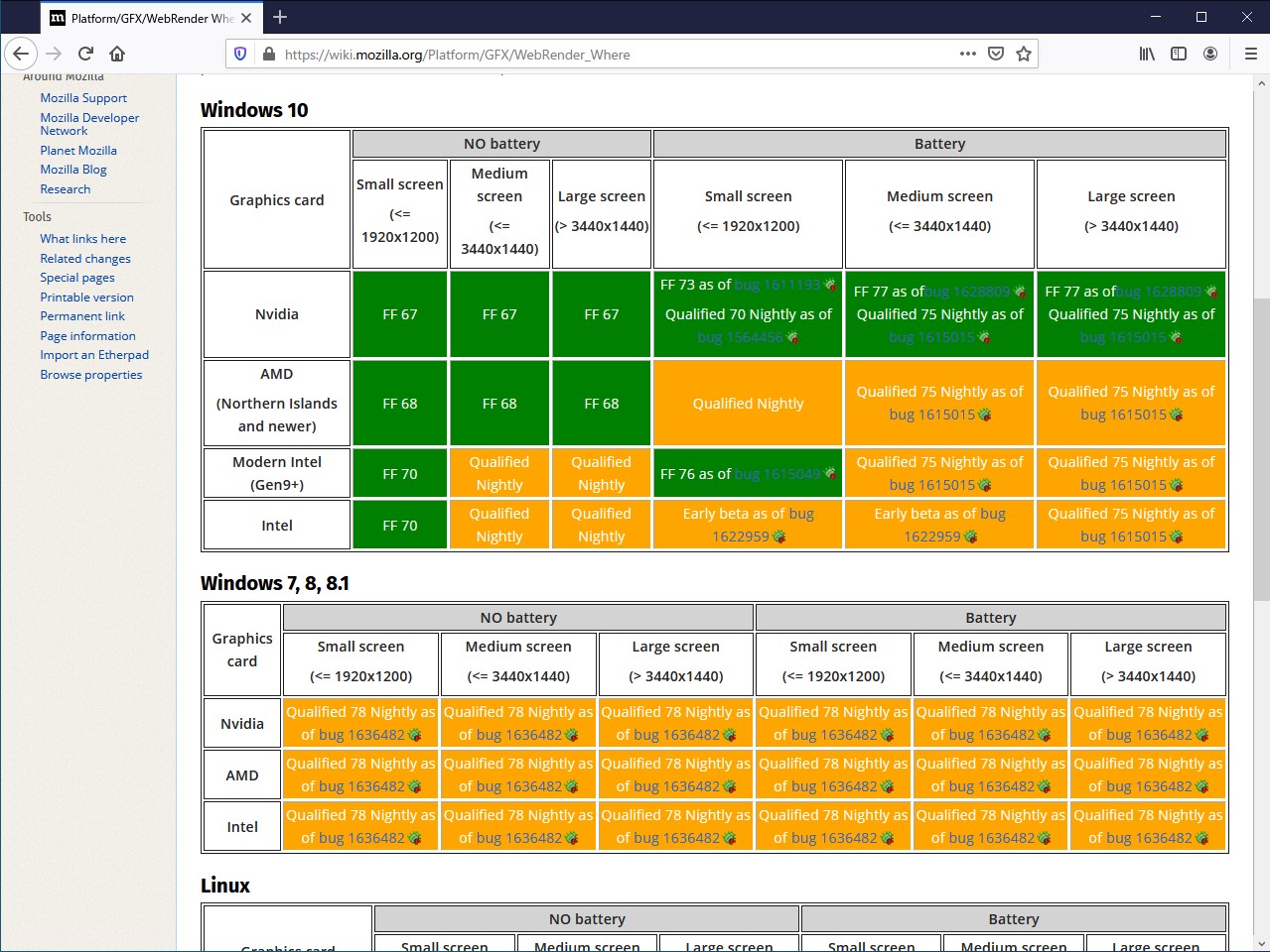 「WebRender」の展開状況